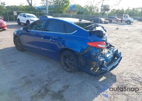 2018 Ford Fusion S из США, поврежденный, VIN 3FA6P0G77JR114920